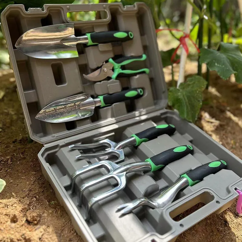 微信图片_20251128153929_271_7 Portable Gardening Tool Set with Carry Bag - Includes Trowel, Pruner, Saw & More for Planting, Weeding & Pruning - Image 1