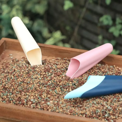 Succulent Care Tool Set - Includes Narrow Spout Soil Scoop, Bent-Tip Watering Bottle & Plastic Trowel