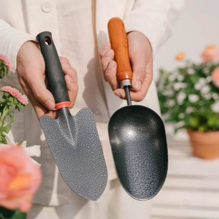 All-Purpose Home Gardening Tool Set - Essential Kit with Trowels & Shovels for Flowers, Vegetables, Succulents & Beach Use